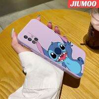 JIUMOO เคสปลอกสำหรับ Samsung A51 4G ลายการ์ตูนดีไซน์ใหม่ M40s ตะเข็บซุกซนบางเคสมือถือนิ่มเคสขอบสี่เหลี่ยมซิลิโคนลายเคสนิ่มเคสป้องกันการกระแทก