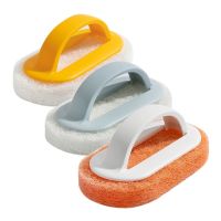 1pc Magic Handle Sponge Cleaning Eraser Non-woven Fabric Dishwashing Brushes Office Bathroom Cleaning Gadget Kitchen Accessories