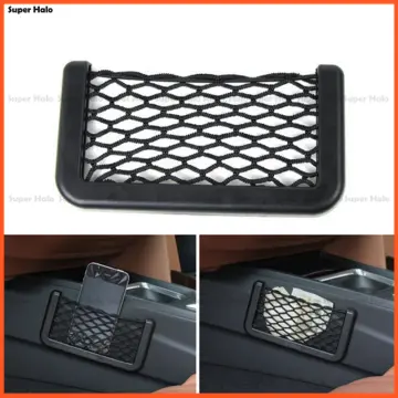 Universal Black Car Seat Side Storage Pocket Organizer Car Phone Net Bag -  China Sticker Seat Net, Cargo Net