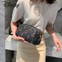 Cartoon Mickey Fashion Lady Cosmetic Bag PU Zipper High Quality Large Capacity Luxury Brand Travel Makeup Bag Organizer