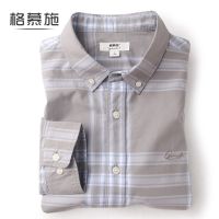 Germusch 2023 Autumn Plaid Shirt Mens Large Size Loose Cotton Long-Sleeved Shirt Business Casual Inch Shirt 【SSY】