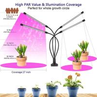 ABRAHAM Clip-on Dimmable 3/6/12H Timer USB Seedling Full Spectrum Plant Lamp Flower Growing Grow Lights Garden Supplies