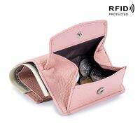 CIFbuy Genuine Leather Women Wallets and Purses Fashion Small Wallet with Mini Coin Pocket Rfid Blocking Purse Designer Portfel Damski