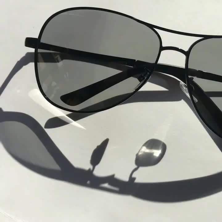 Xiaohongshu Tik Tok Live Stream Same Style Classic R Square Metal Sunglasses Uv Protection