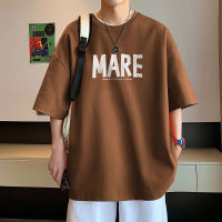 Short Sleeve T-shirt Mens Summer New Ice Silk Thin T-shirt Loose Round Neck Half Sleeve T-shirt Mens Top