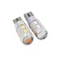 T10 LED Light Bulbs CANBUS error free 10SMD 5630 5730 LED W5W 194 168 2825 Car motorcycle Side Wedge Light