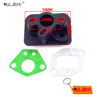 Inlet Intake Manifold + Gaskets For 33cc 43cc 49cc GoPed Moped Scooter Cat Eye Mini Moto Dirt Pocket Bike Go Kart Minimoto