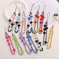 Creative Beaded Phone Chain Cute Heart-shaped Pendants Lanyard Chain Phone Decorations Fashion Jewelry Gifts Accessories