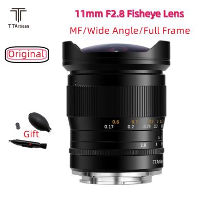 Ttartisan 11Mm F2.8 Full Frame Fisheye Lens For Sony FE Fuji GFX Nikon Z5 Canon R6 Lens MF Large Aperture Camera Accessories