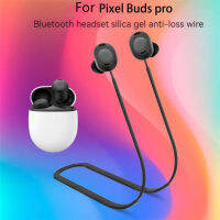 ซิลิโคนอ่อนนุ่มป้องกันการสูญหายเชือกแขวนสายคล้องคอเข้ากันได้สำหรับ Pixel Buds Pro หูฟังที่รองรับบลูทูธ