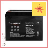 แบตเตอรี่แห้ง แบบเจล TRANSPOWER 12 โวลต์ 80 แอมป์GEL BATTERY TRANSPOWER 12V 80AH **ด่วน ของมีจำนวนจำกัด**