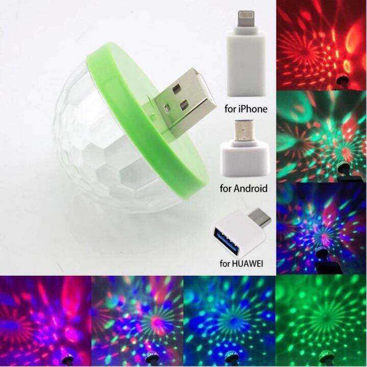 5v-usb-mini-disco-dj-เวทีแสงไฟโทรศัพท์มือถือโคมไฟลำโพงรถปาร์ตี้หลอดไฟหลอดโคมไฟ-rgb-หมุนอัตโนมัติ