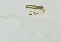 KAISH LP Transparent w/ Gold Bracket Guitar Pickguard Scratch Plate