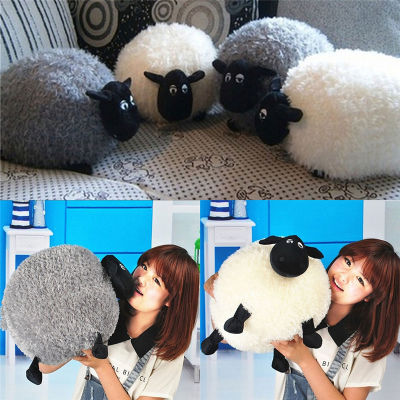Sporter 【Flash Sale】White/Gray Sheep Character Stuffed Soft Plush Toys Kids Baby Toy Or Cushion