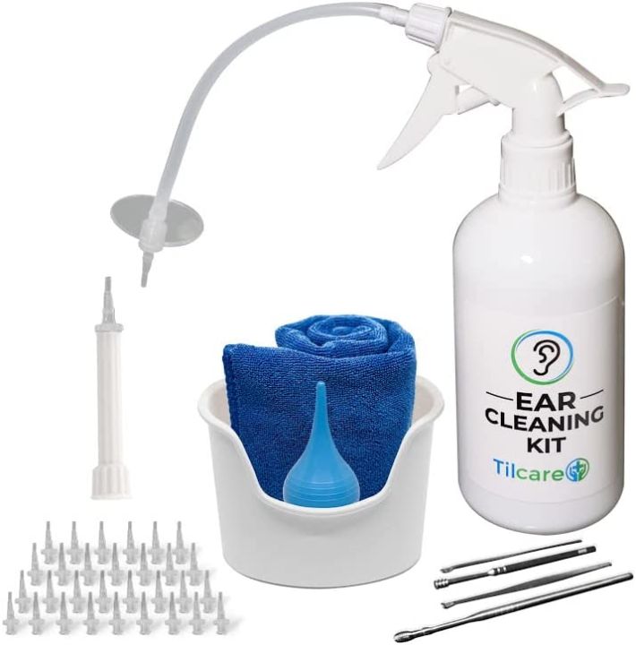 Ear Wax Removal Tool by Tilcare - Ear Irrigation Flushing System for ...