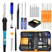 Soldering Iron EU US UK AU Plug 110V 220V 60W Constant Temperature Electric Mini Soldering Iron Station With A Full Set Of Tools