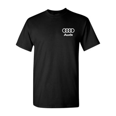 Audi graphic cotton O-neck T-shirt for men