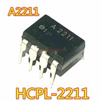 10Pcs HCPL-2211 A2211 DIP-8 In-Line Optocoupler Isolator-ตรรกะขาออก HP2211