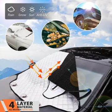 Car Front Windshield Cover Winter Sun Snow Ice Cover Dustproof Anti-frost  Anti-fog UV Protection Snow Cover Car Accessories