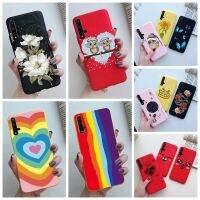 {Taoyitao Case} เคสลายดอกทานตะวันน่ารักสำหรับ Huawei Nova 5T Nova5 T 7i 6 SE ปลอกหลังซิลิโคนแบบนิ่ม5 YAL-เคสมือถือ L21