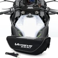 ♀กระเป๋ามือจับรถจักรยานยนต์สำหรับ Versys 1000 SE 1000SE Versys1000 SE 2019 2020 2021 2022กระเป๋าโทรศัพท์กันน้ำแบบพกพา