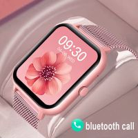 ZK30 Call Smart Watch ผู้หญิงที่กําหนดเอง dial Smartwatch สําหรับ Android IOS กันน้ํา Bluetooth Music นาฬิกานาฬิกาสร้อยข้อมือแบบสัมผัสเต็มรูปแบบ