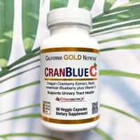 80% OFF ราคา Sale!!! EXP:06/23 สารสกัดเบอร์รี่รวม CranBlueC Cranberry Blueberry Vitamin C 60 Veggie Capsules (California Gold Nutrition®)