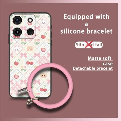 simple creative Phone Case For infinix X6517/Smart7 Plus/Smart7 india soft shell protective heat dissipation funny ring