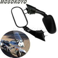 Motorcycle Left + Right Rear Side Mirrors For Yamaha FJR 1300 FJR1300 2003-2004 2005 Black Rearview Mirror