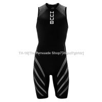 ❇ [BIG SALE] HUUB Triathlon Skinsuits Men Sleeveless Cycling Suit Team Road Bicycle Clothes Back Zipper Bike Jersey Jumpsuit Trisuit