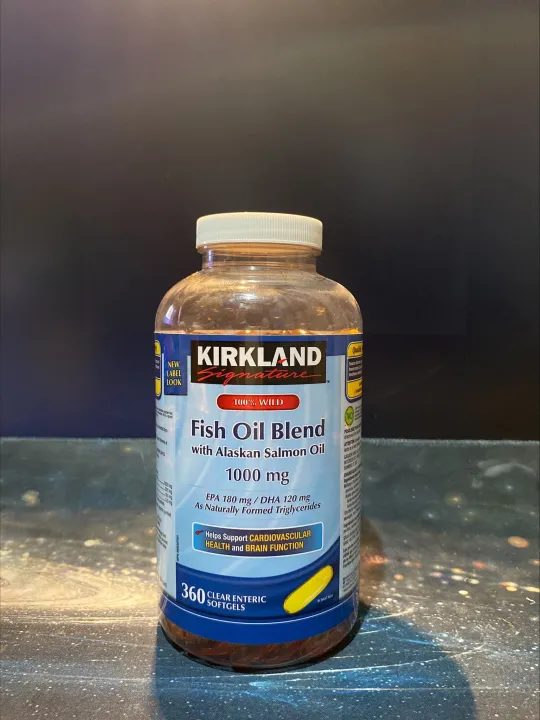 Kirkland Signature Fish Oil Blend with Alaskan Salmon Oil that helps
