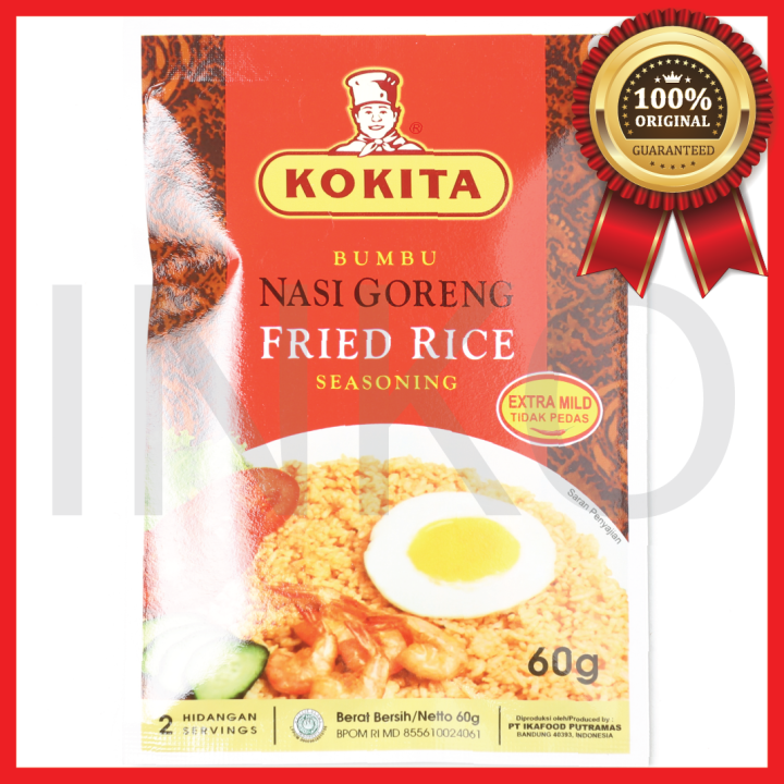 KOKITA BUMBU NASI GORENG FRIED RICE EXTRA MILD SACHET 60GR | Lazada ...