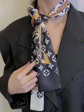 Louis Vuitton Twilly Scarf Silk Ribbon LV Bandage Kerchief