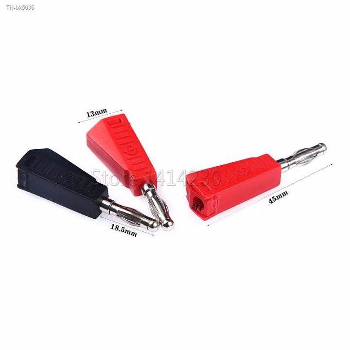 ☃ 10PCS 4mm Banana Plug Connector banana joint gun type can continue to