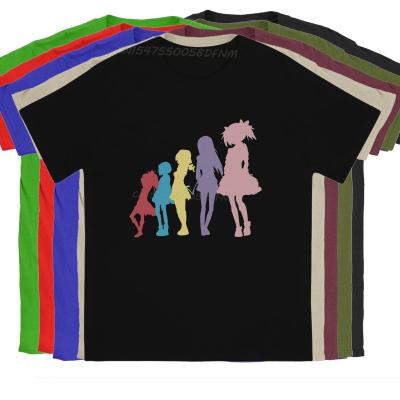 Madoka T-Shirts for Men Puella Magi Madoka Magica Anime Awesome Cotton Tees Summer Tops Men Graphic Tee Shirt Hawaiian shirt