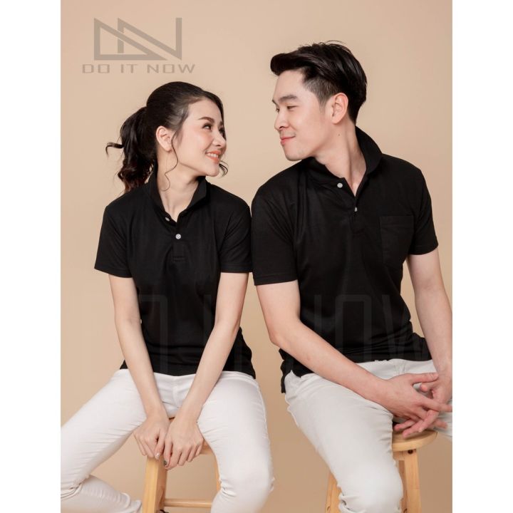 miinshop-เสื้อผู้ชาย-เสื้อผ้าผู้ชายเท่ๆ-สีดำ-หญิง-เสื้อโปโล-by-doitnow-สินค้าคุณภาพ-จากแห่งผลิตโดยตรง-เสื้อผู้ชายสไตร์เกาหลี
