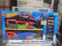 Hotwheels ชุดสู้รบสัตว์ร้ายหิวแข่งขันแข่งขันรถของเล่นโลหะผสมเปิดตัวTH