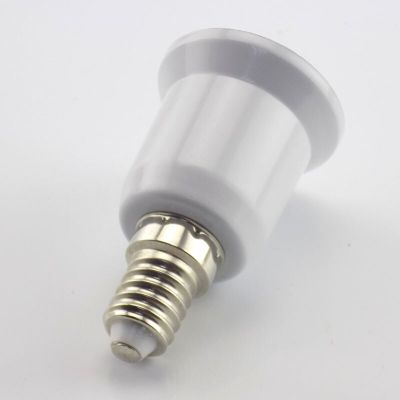；【‘； 1PCS E14 To E27 Lamp Holder Converter 220V Fireproof Socket Base Converters Light Bulb Adapter Conversion Lighting Accessories