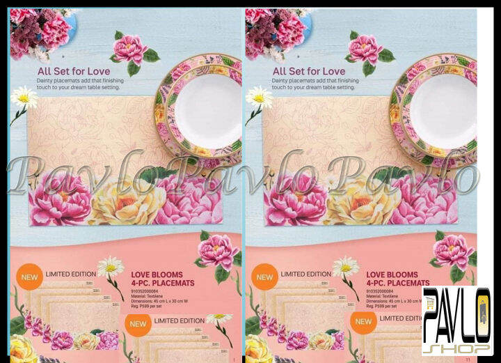 Placemat 4pcs Lazada PH