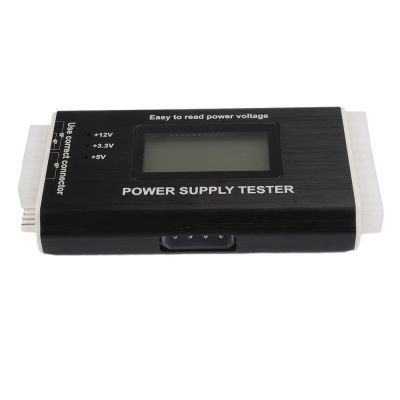 วัสดุอลูมิเนียมอัลลอยด์ ATX Power Supply Detection And Maintenance Tool Computer Host Power Test Instrument LCD Power Tester