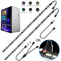 DC 12V 4pin PC RGB Motherboard LED Strip Light 5050 RGB For PC Computer Case Decor Motherboard Control Panel Change Colors LED Strip Lighting