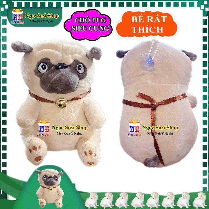 Gấu bông chó Pug siêu cưng sẽ làm đắm lòng bất cứ ai yêu thích chó Pug. Sở hữu một chiếc gấu bông chó Pug là điều tuyệt vời để bạn có thể giảm stress và có thể tìm lại được sự bình yên trong cuộc sống.