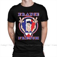 High Quality Men Humor Black T-Shirt France For The French Pure Cotton Shirt Tees Harajuku Tshirt