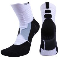 【ย้อน ยุค】 Brothock Professional Deodorant Basketball Socks Quick Drying Thick Custom Elite Breathable Sports Socks Towel Bottom Stockings