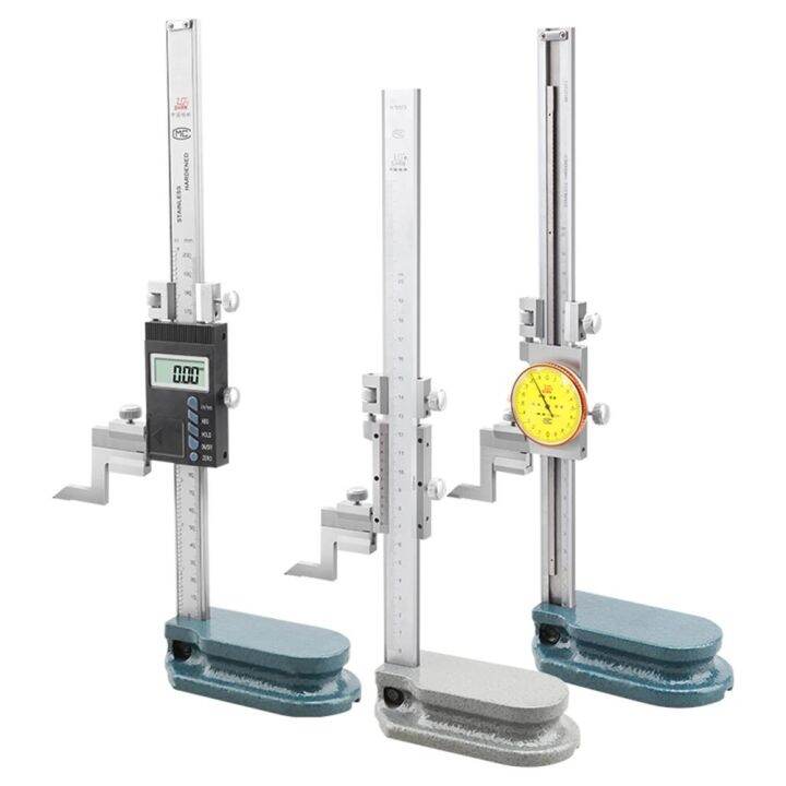 0300Mm 0.01 Digital Height Gauge Calipers Stainless Steel Electronic