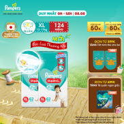 Combo 2 Tã Bỉm Quần PAMPERS Giữ Dáng Gói Cực Đại Size XL 62 miếng 12-17kg