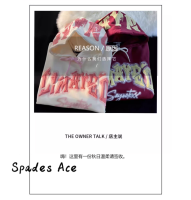 Spades Ace เสื้อฮู้ด เสื้อแขนยาวอบอุ่น หลวมและสบาย ทันสมัย สบายๆ แฟชั่น ทันสมัย WWY2391LCY 38Z230920