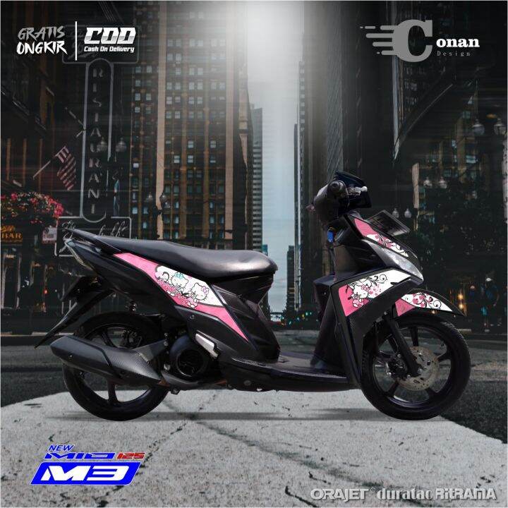 Stiker Motor Mio M3 Striping Mio Hello Kitty | Lazada Indonesia