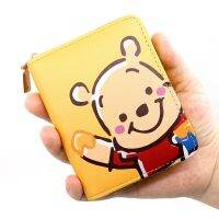 【LZ】 4 Colors Disney Cartoon Coin Bag Winnie the Pooh Boy   Girl Wallet Snorlax Charmander Cute Small Card Bag Women Handbag Gift