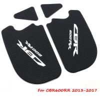 สำหรับฮอนด้า CBR600RR CBR600 RR CBR 600 RR 2013-2017รถจักรยานยนต์ถังแก๊สด้านจับฉุดเข่าป้องกันสติ๊กเกอร์แผ่นกันลื่น